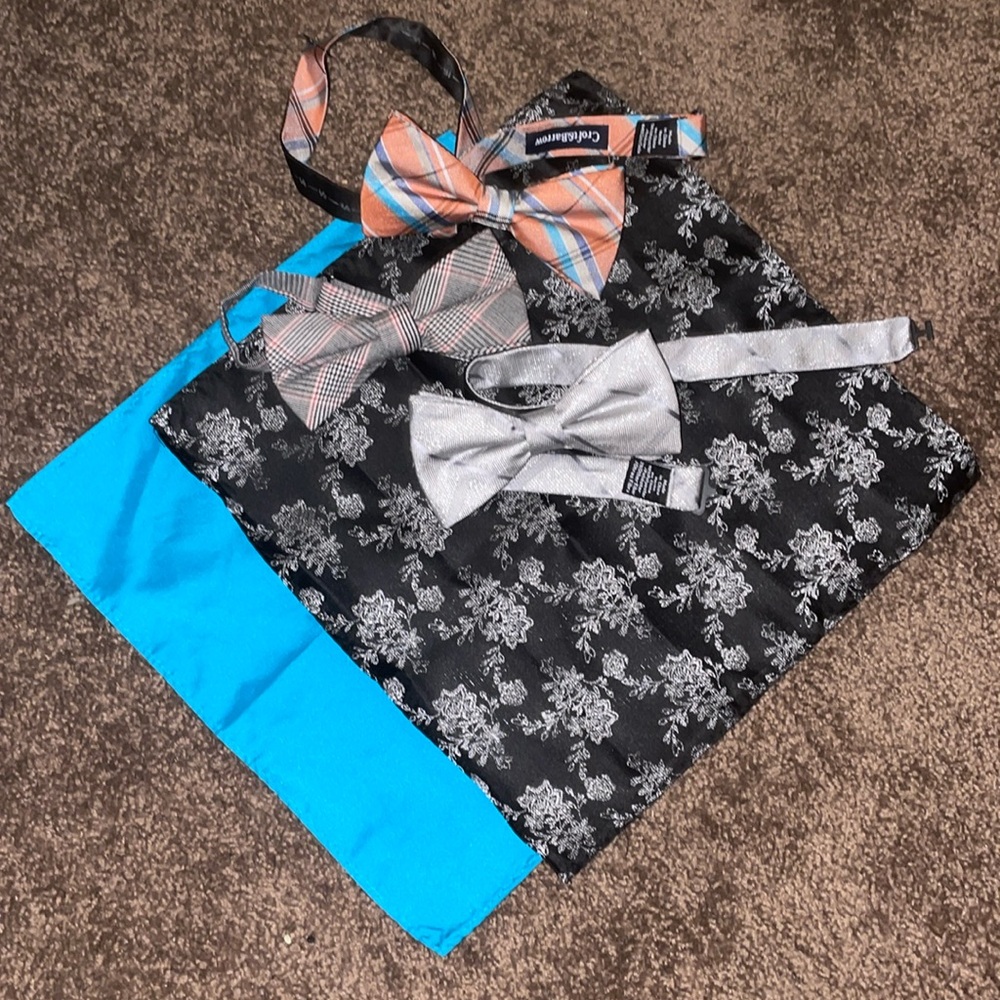 Pocketsquare & Bowtie Combo